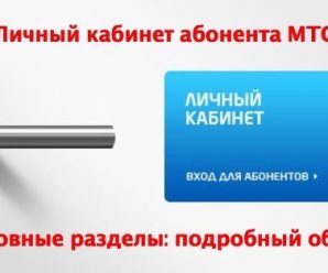 Основные разделы личного кабинета МТС: подробный обзор сервиса